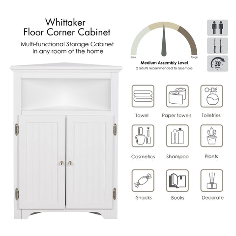 UTEX storage cabinet interior with 2.5-inch adjustable panels