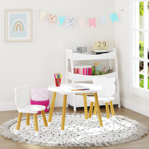 UTEX chair front view highlights rounded edges for safety.