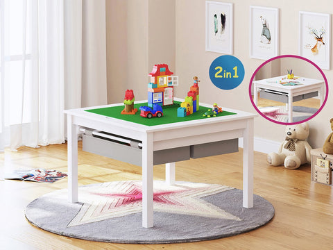 UTEX double-sided playboard table ready for construction and smooth crafting.