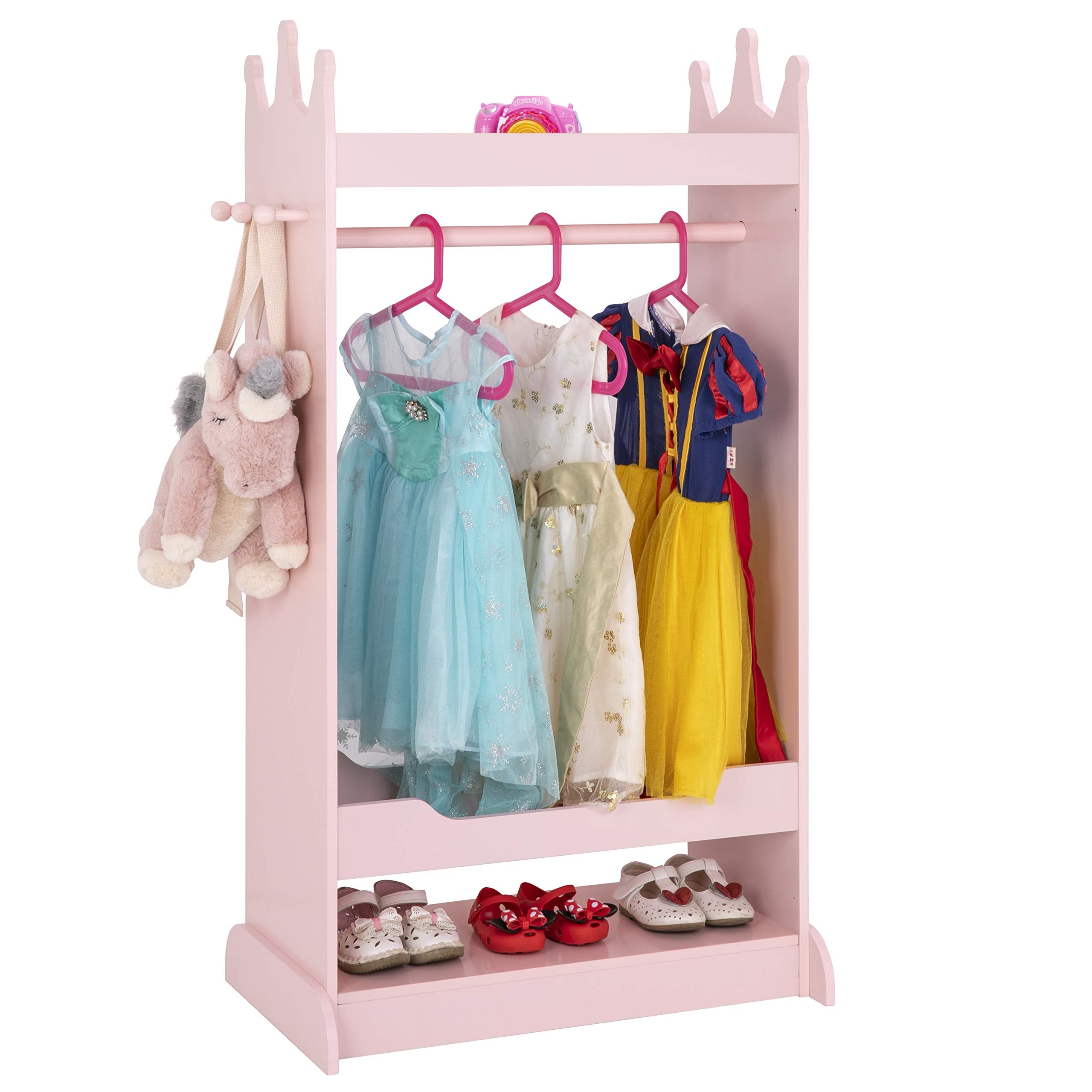 Includes assembly fittings and instructions for UTEX pink armoire