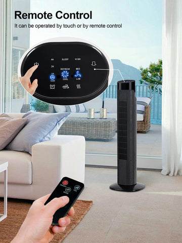 Uthfy 120-degree oscillation spreads cooling evenly across living spaces.