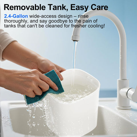 Uthfy water tanks and ice packs enabling extended cooling