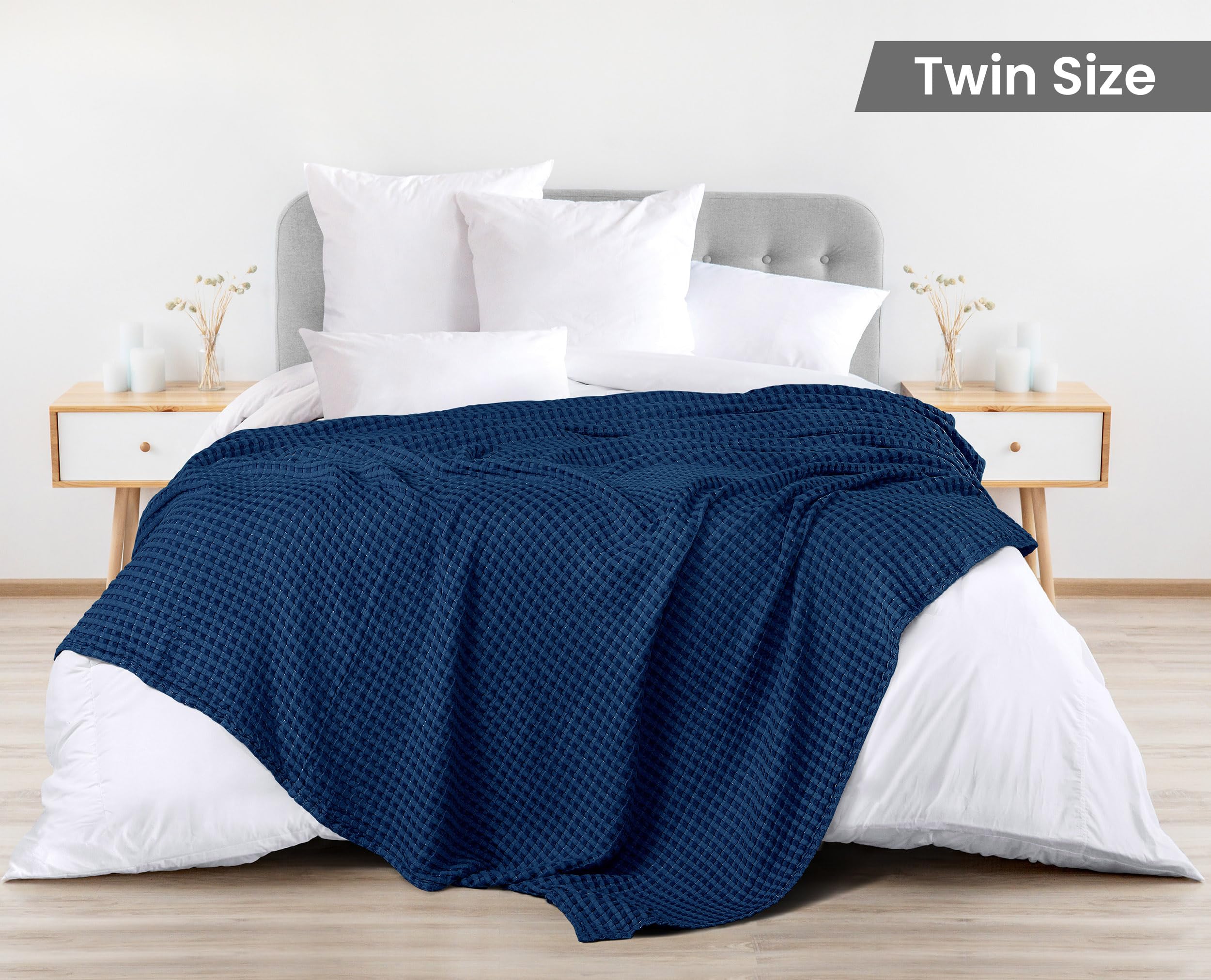 Utopia Bedding 100% cotton weave fabric close-up highlighting lightweight comfort