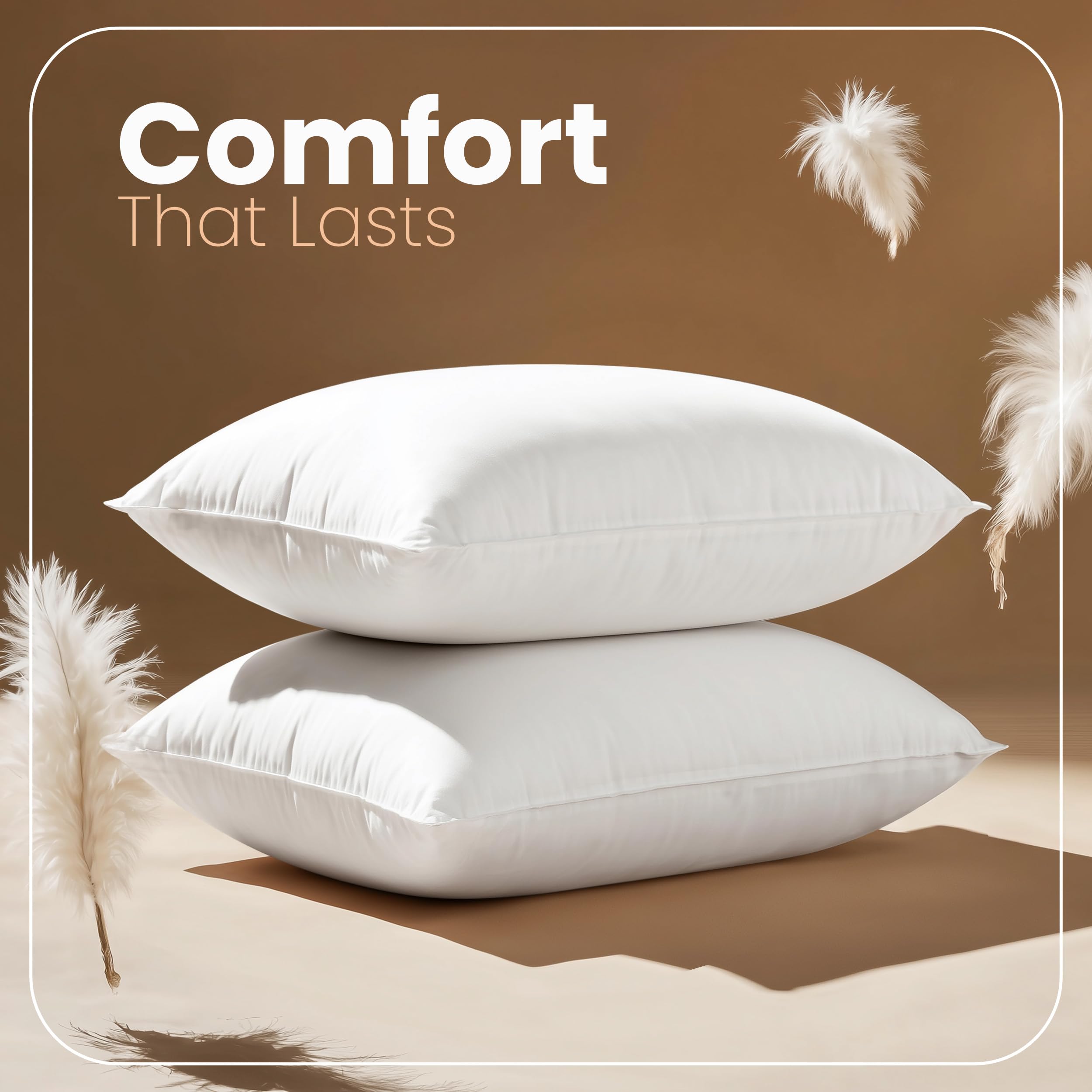 Utopia Bedding 115gsm brushed cover delivers soft touch and durability.