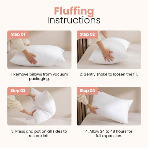 Utopia Bedding 2-in-1 insert supports your back while relaxing on sofa or bed.