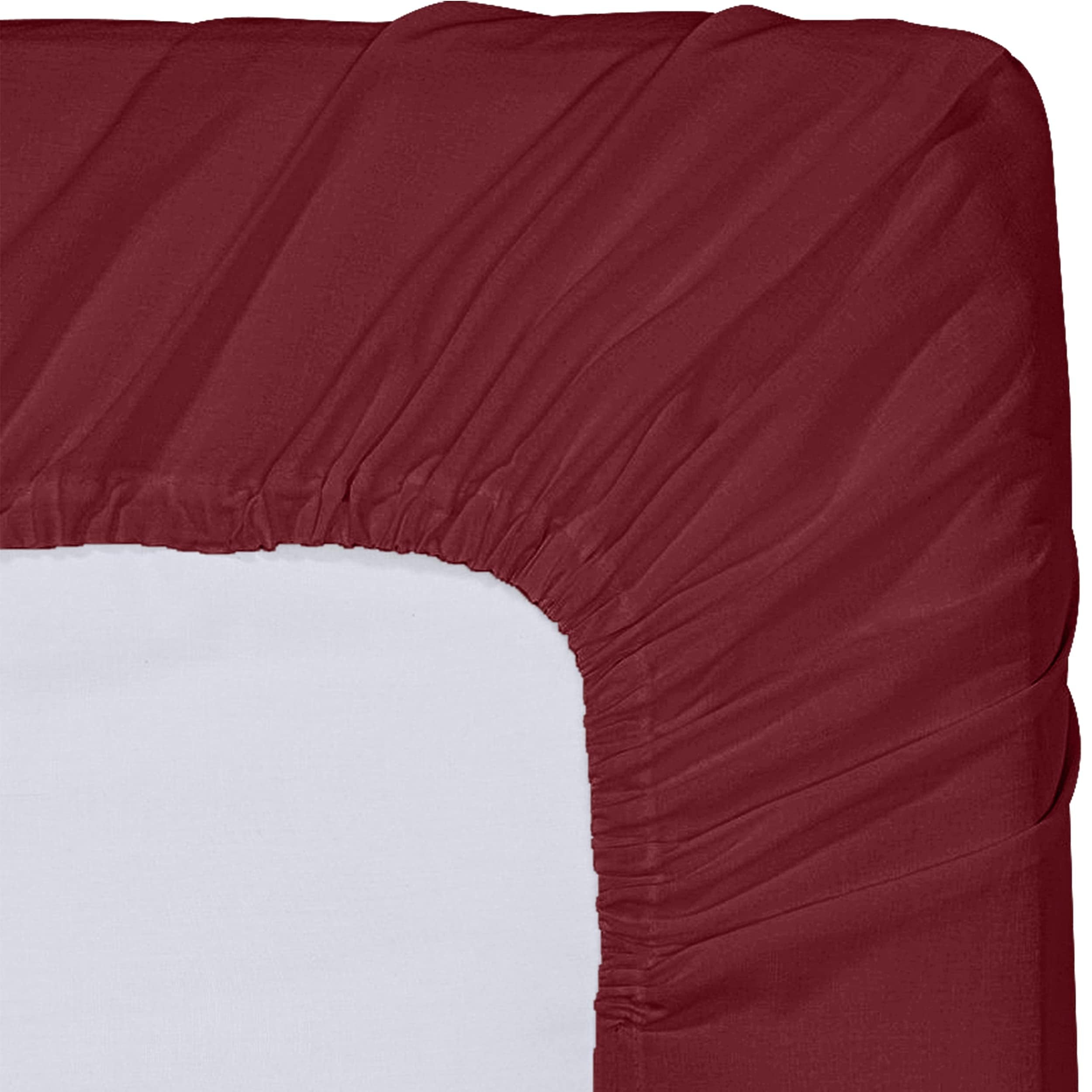 Utopia Bedding all-around elastic keeps sheets securely in place.