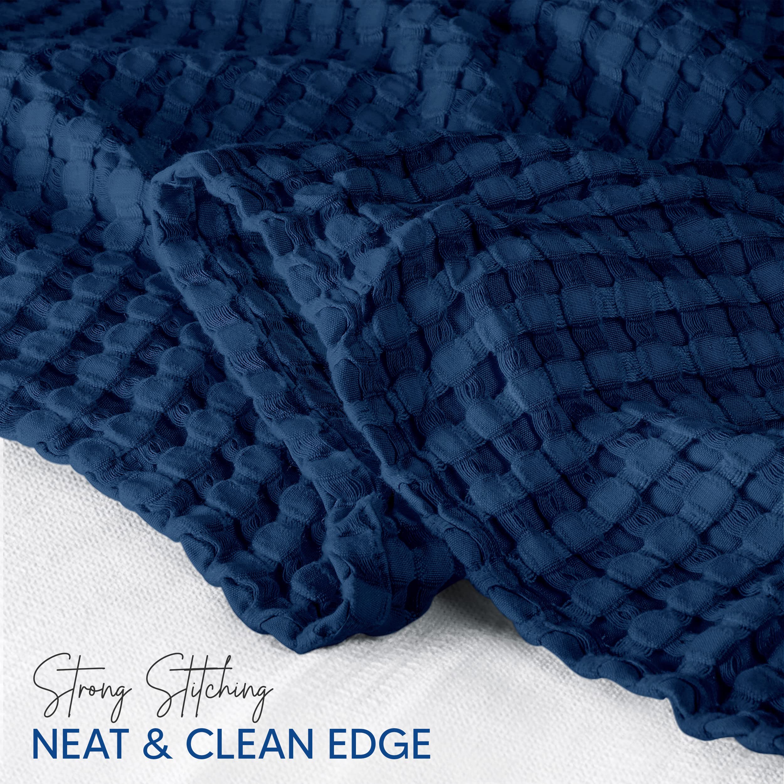 Utopia Bedding all-season blanket on bed for year-round use.