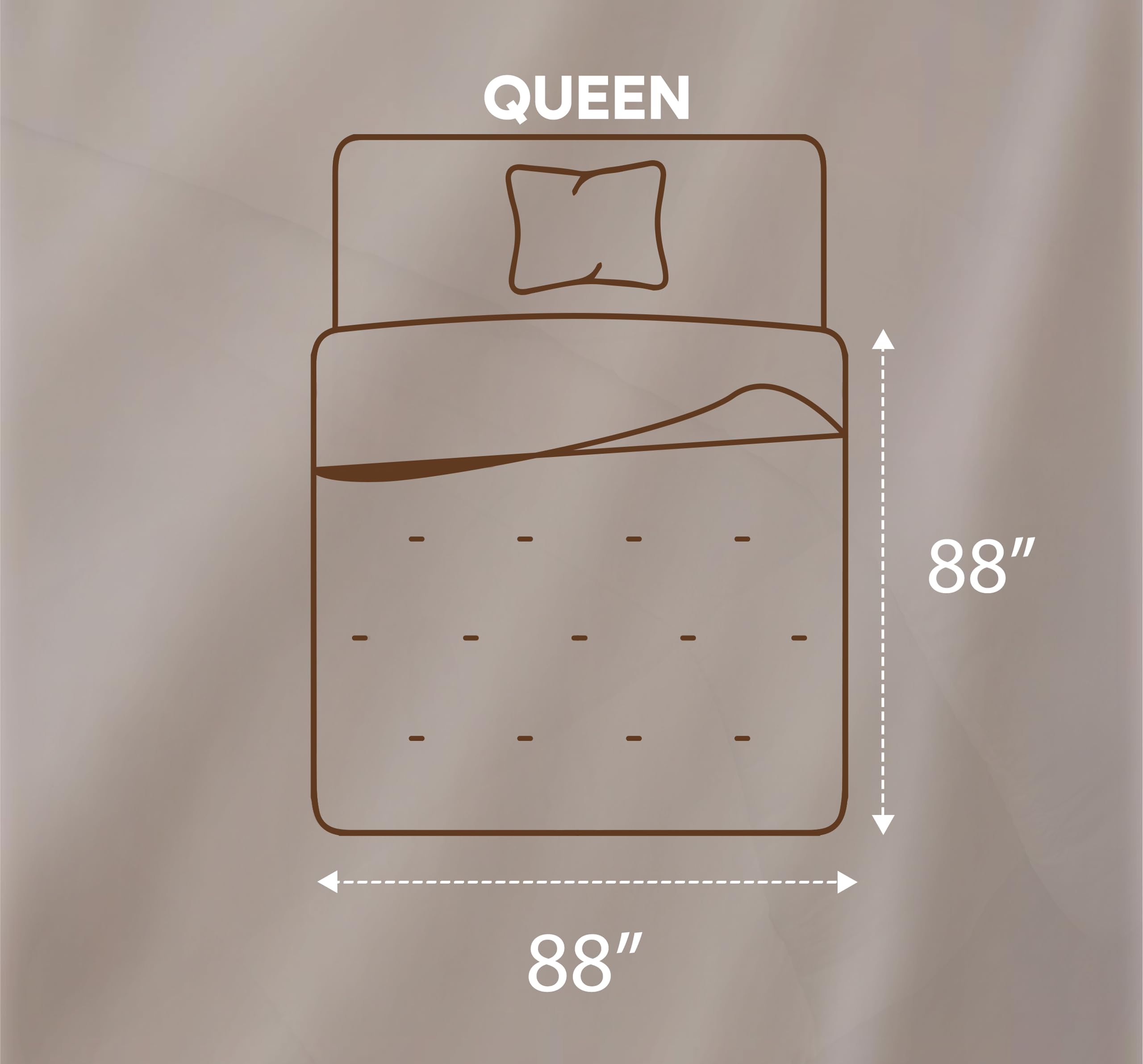 Utopia Bedding all-season comforter with soft microfiber shell for versatile warmth