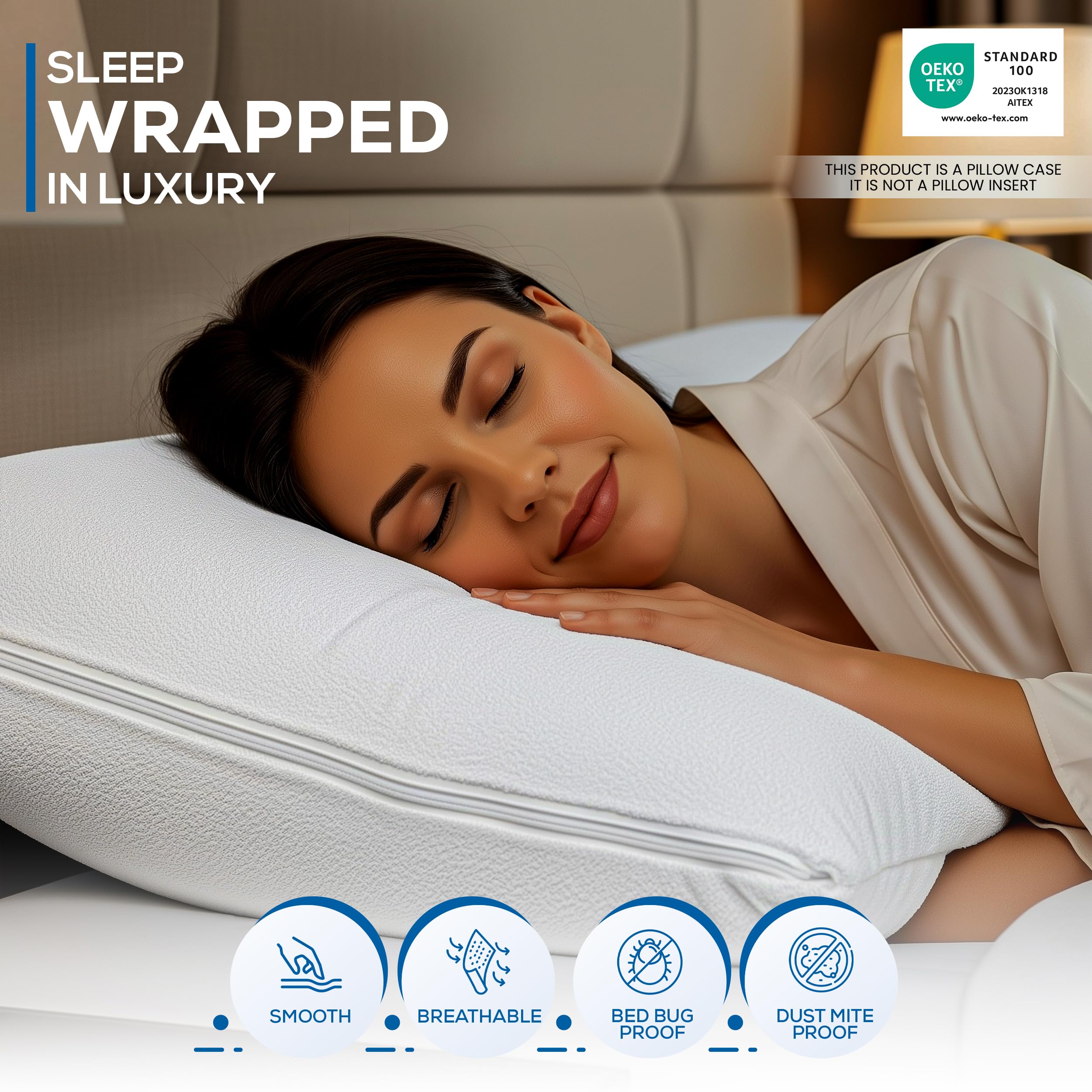 Utopia Bedding bed bug and dust mite barrier supports hygiene