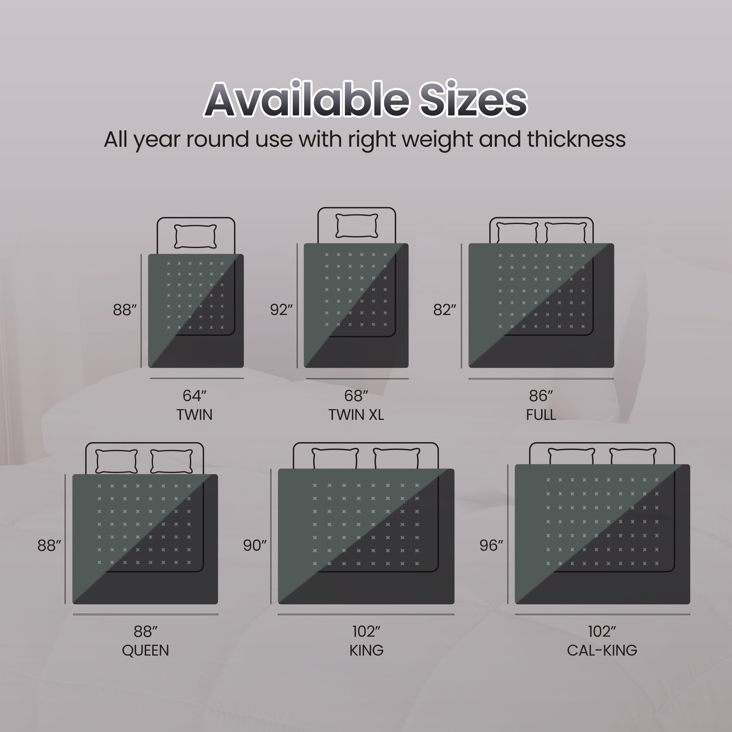 Utopia Bedding quilted edges and piping provide durable, neat finish
