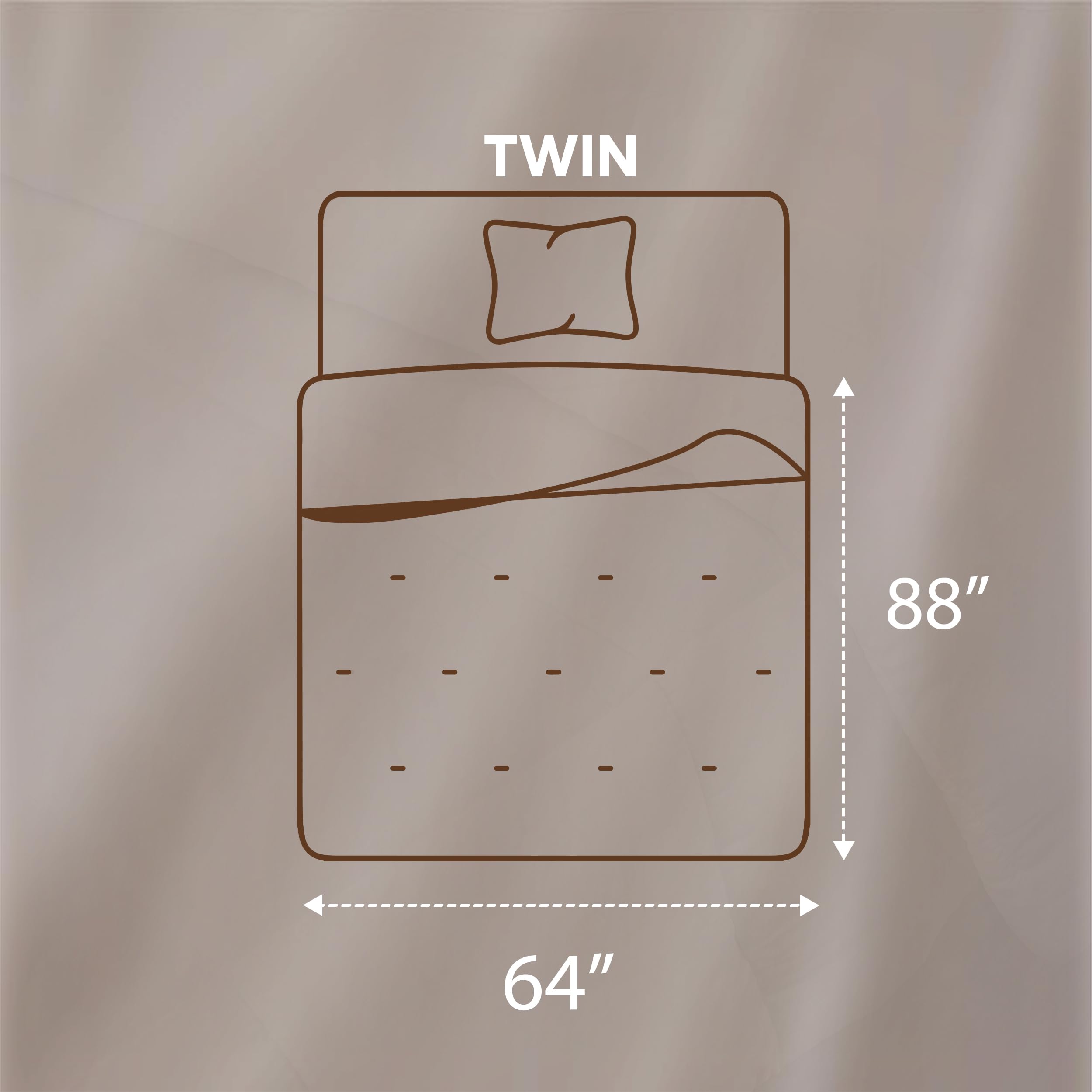 Utopia Bedding cozy bedroom setup with durable, low-maintenance bedding.