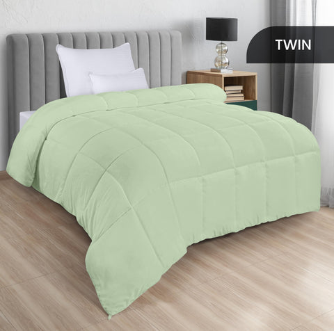 Utopia Bedding box stitching highlights a crisp edge that keeps fill evenly distributed.