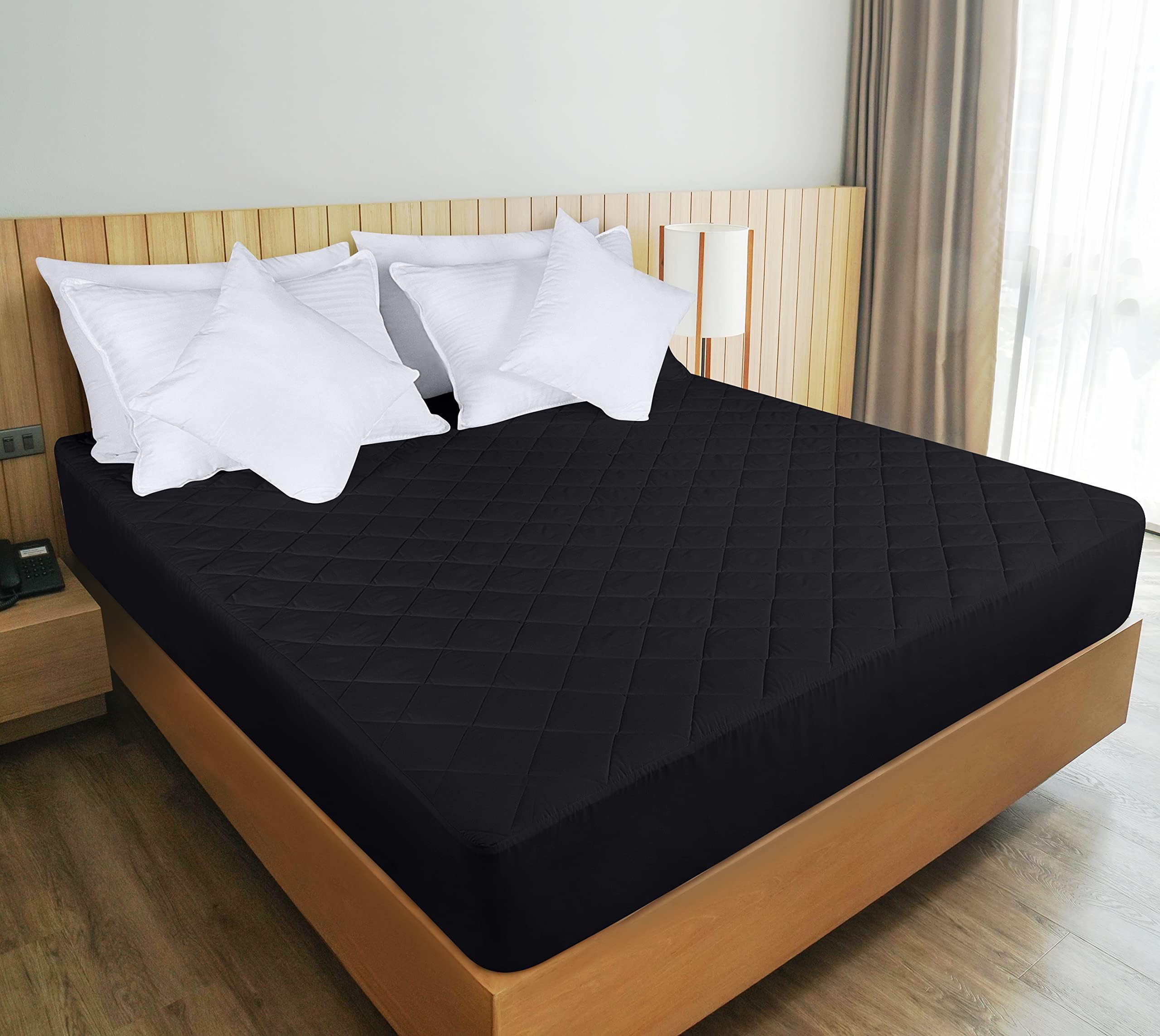 Utopia Bedding breathable quilted top helps airflow and cooling.
