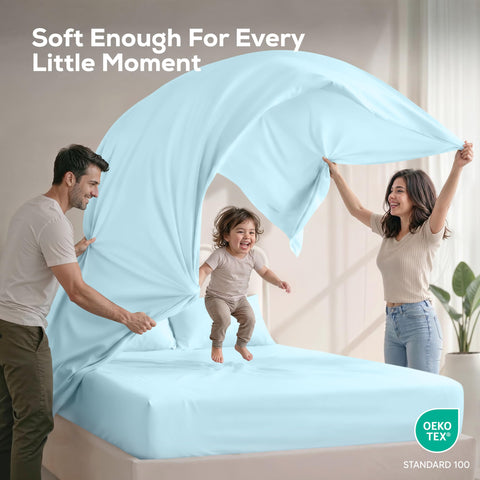 Utopia Bedding brushed microfiber close-up reveals ultra-soft, breathable texture