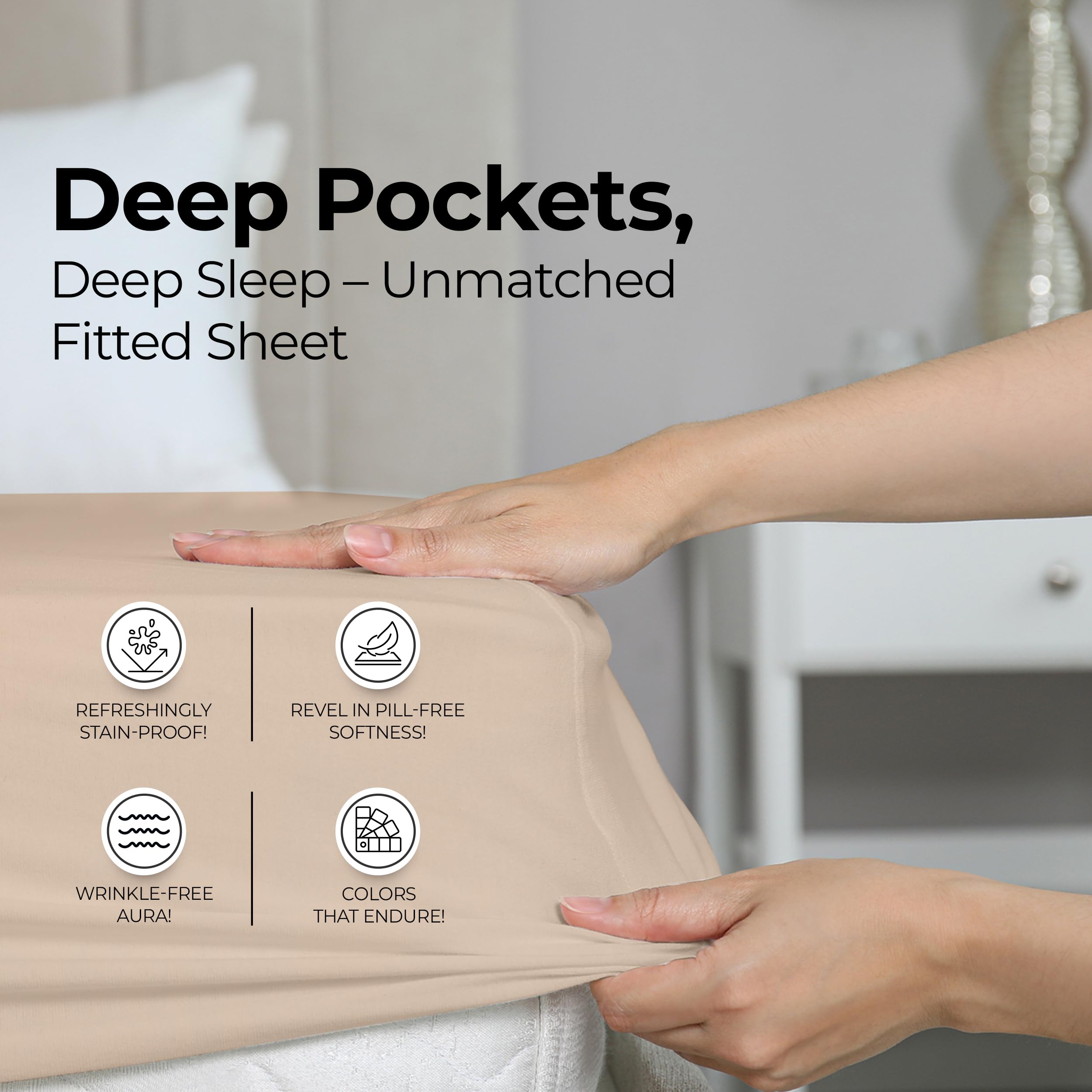 Utopia Bedding brushed microfiber soft touch for cozy breathable nights