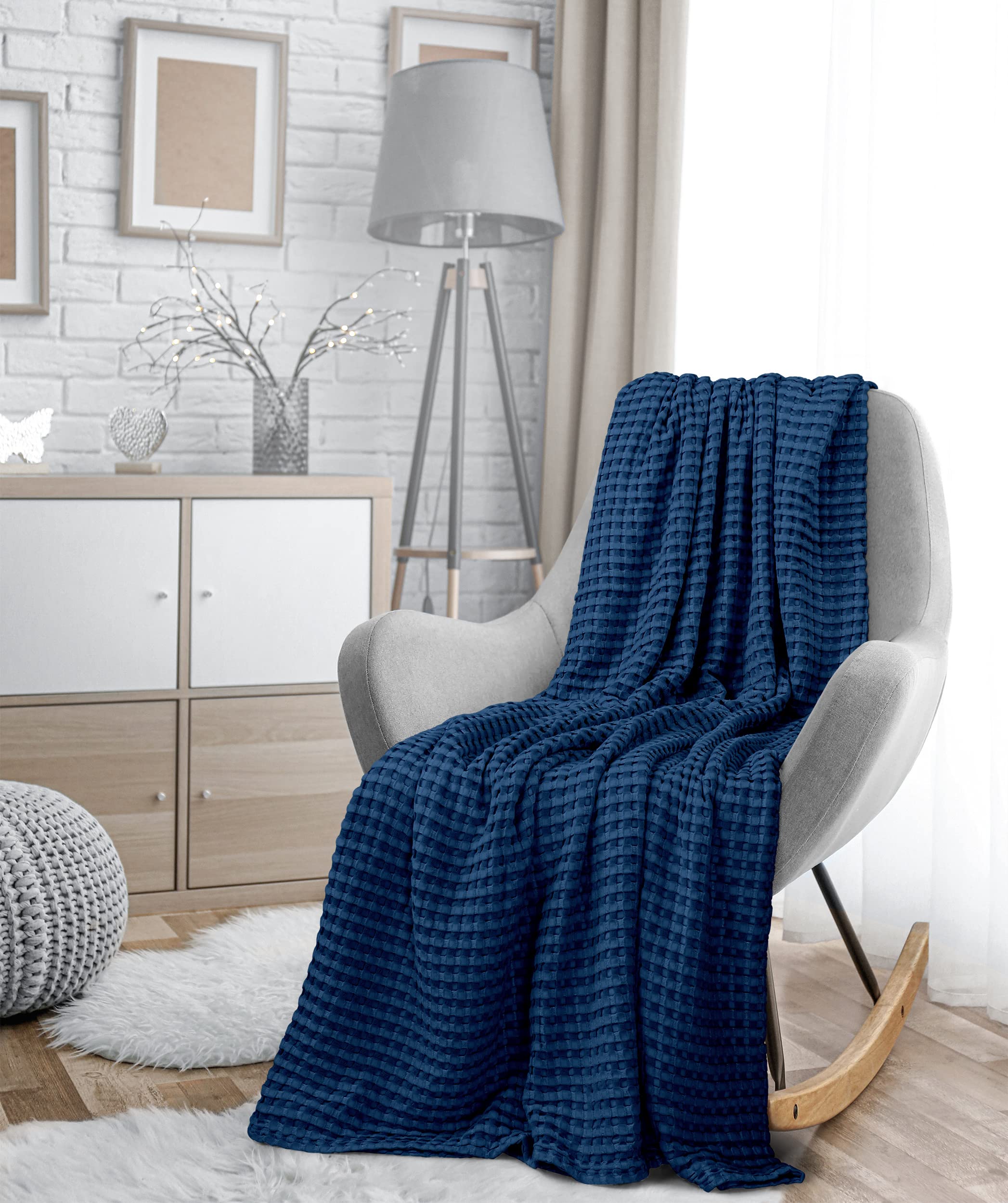 Utopia Bedding care instructions mockup showing wash and dry guidance