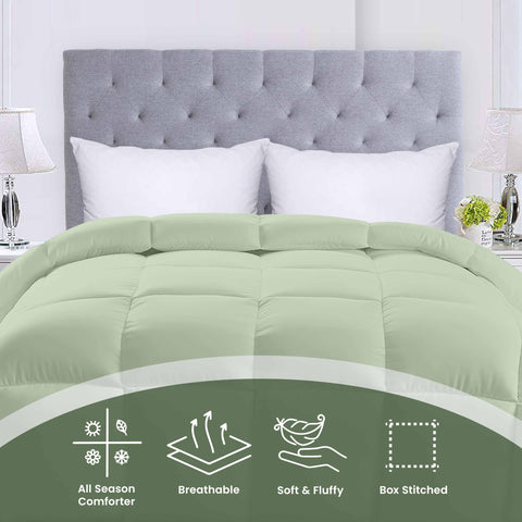 Utopia Bedding corner tabs close-up shows secure fit for duvet inserts.