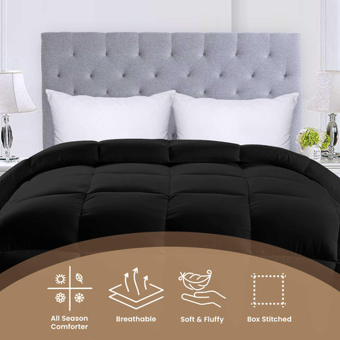 Utopia Bedding comforter corner tabs secure the insert inside the duvet cover.