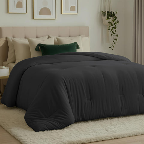 Utopia Bedding twin comforter 64x88 provides full coverage for all-season warmth.