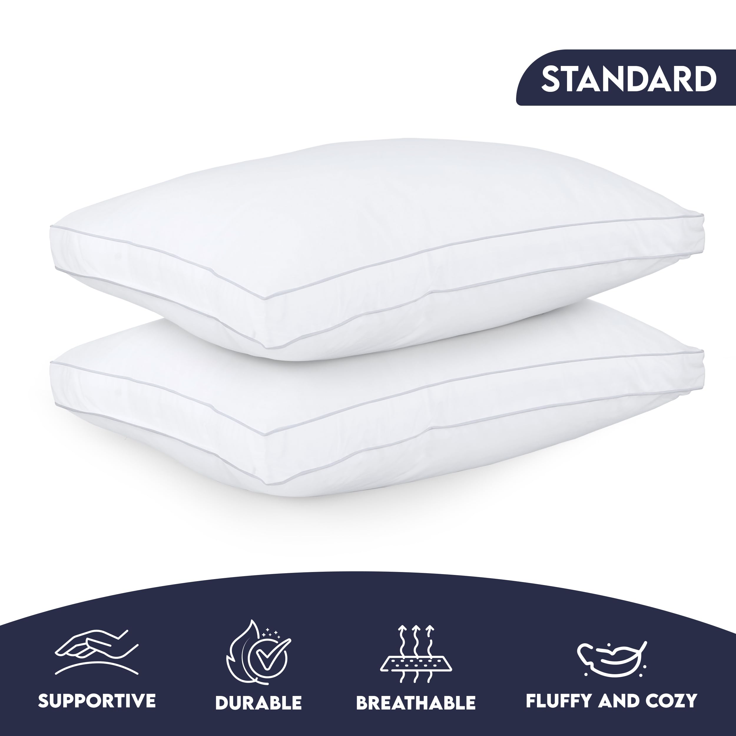 Utopia Bedding cooling fabric closeup emphasizes breathable comfort on warm nights