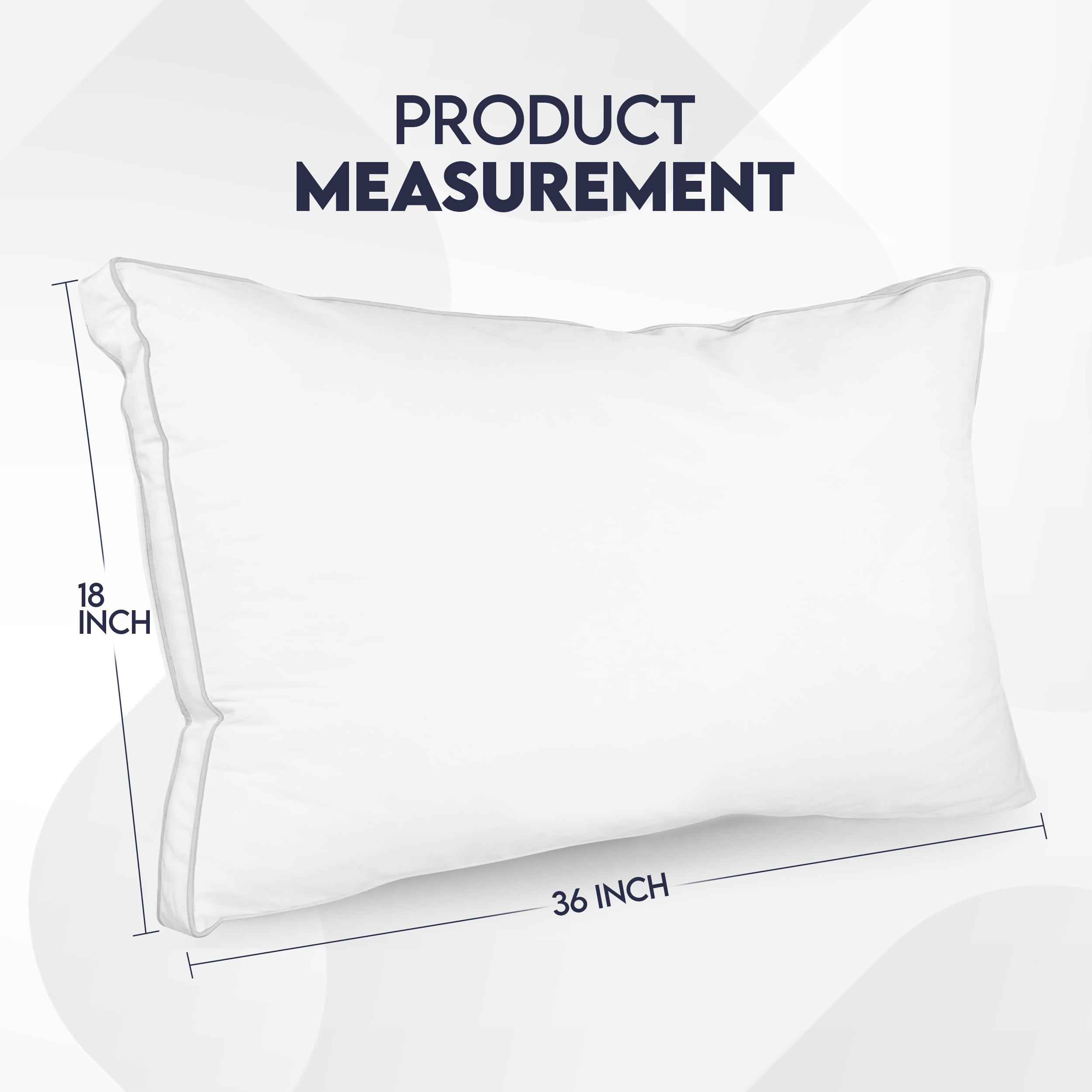 Utopia Bedding cooling fabric keeps you comfortable through the night.
