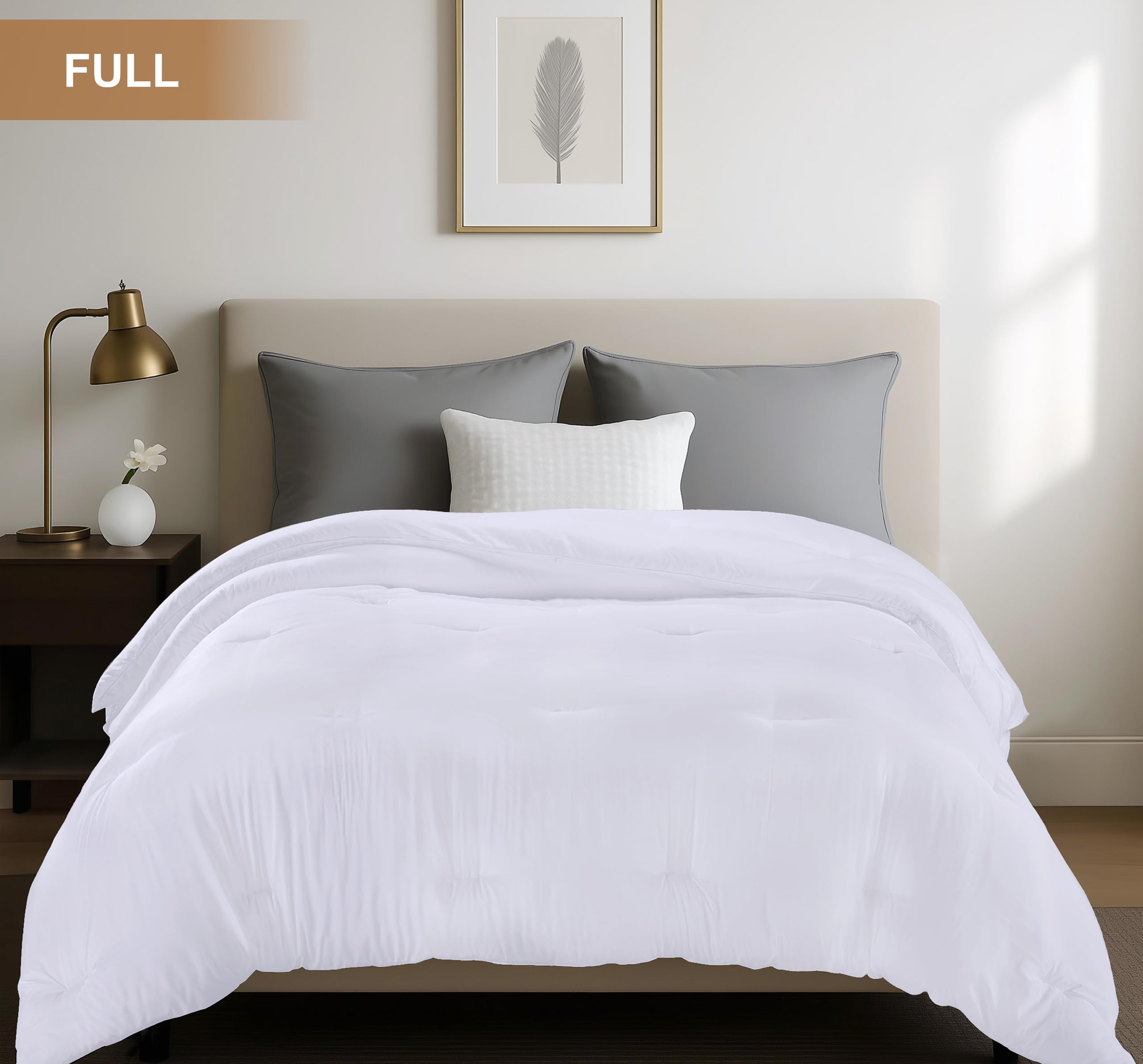 Utopia Bedding corner tabs secure the comforter inside a duvet cover.