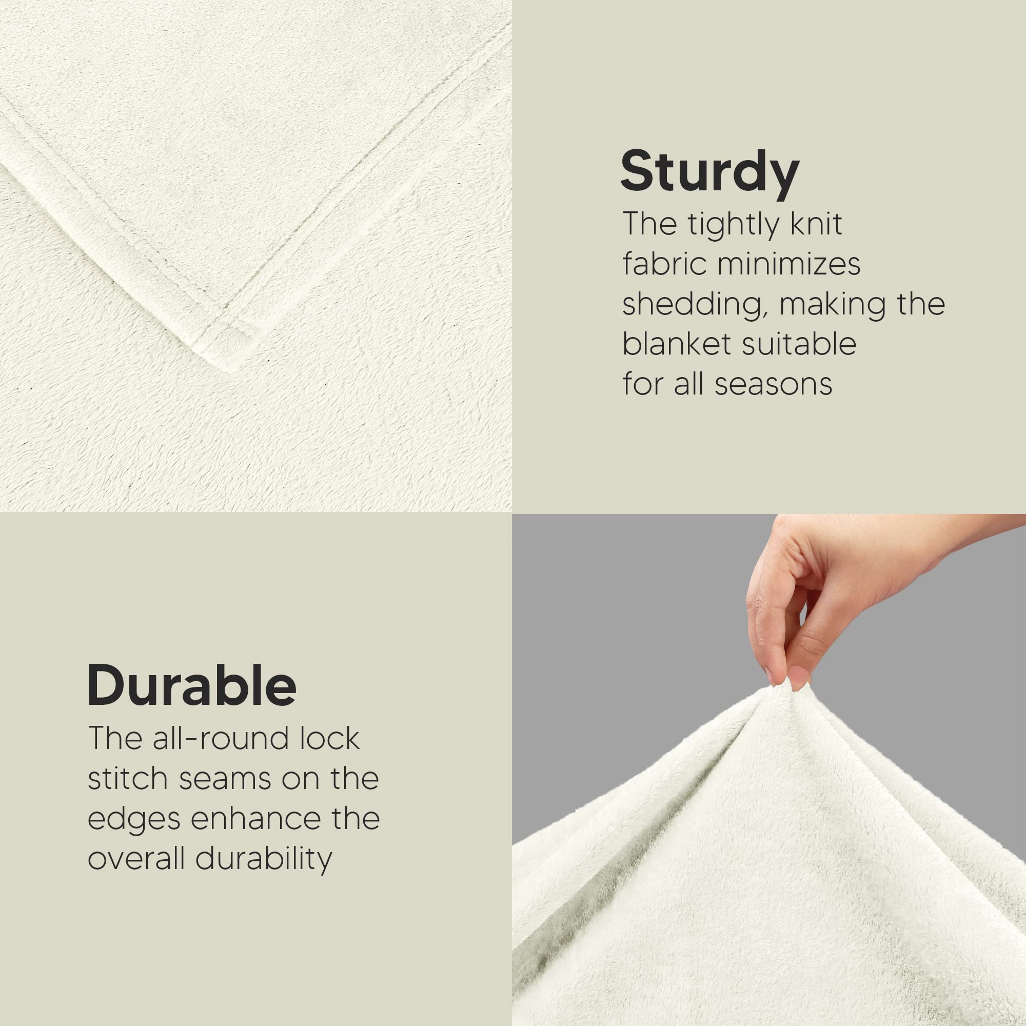 Utopia Bedding fleece blanket ideal for couch-nap lounging and warmth
