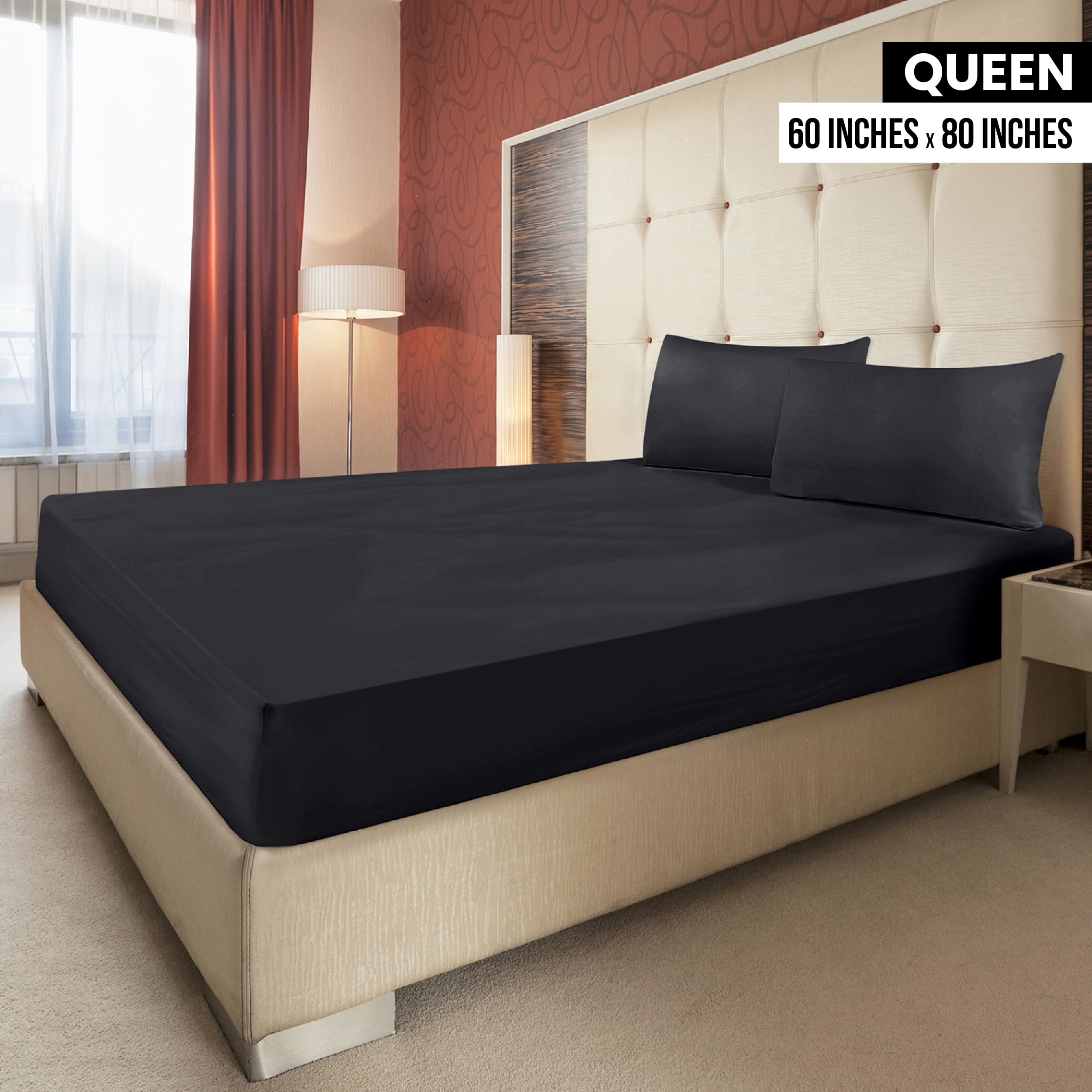 Utopia Bedding deep-pocket sheet ensures secure stretch over thick mattresses.