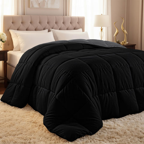 Utopia Bedding queen comforter insert inside duvet cover, corner tabs help prevent shifting