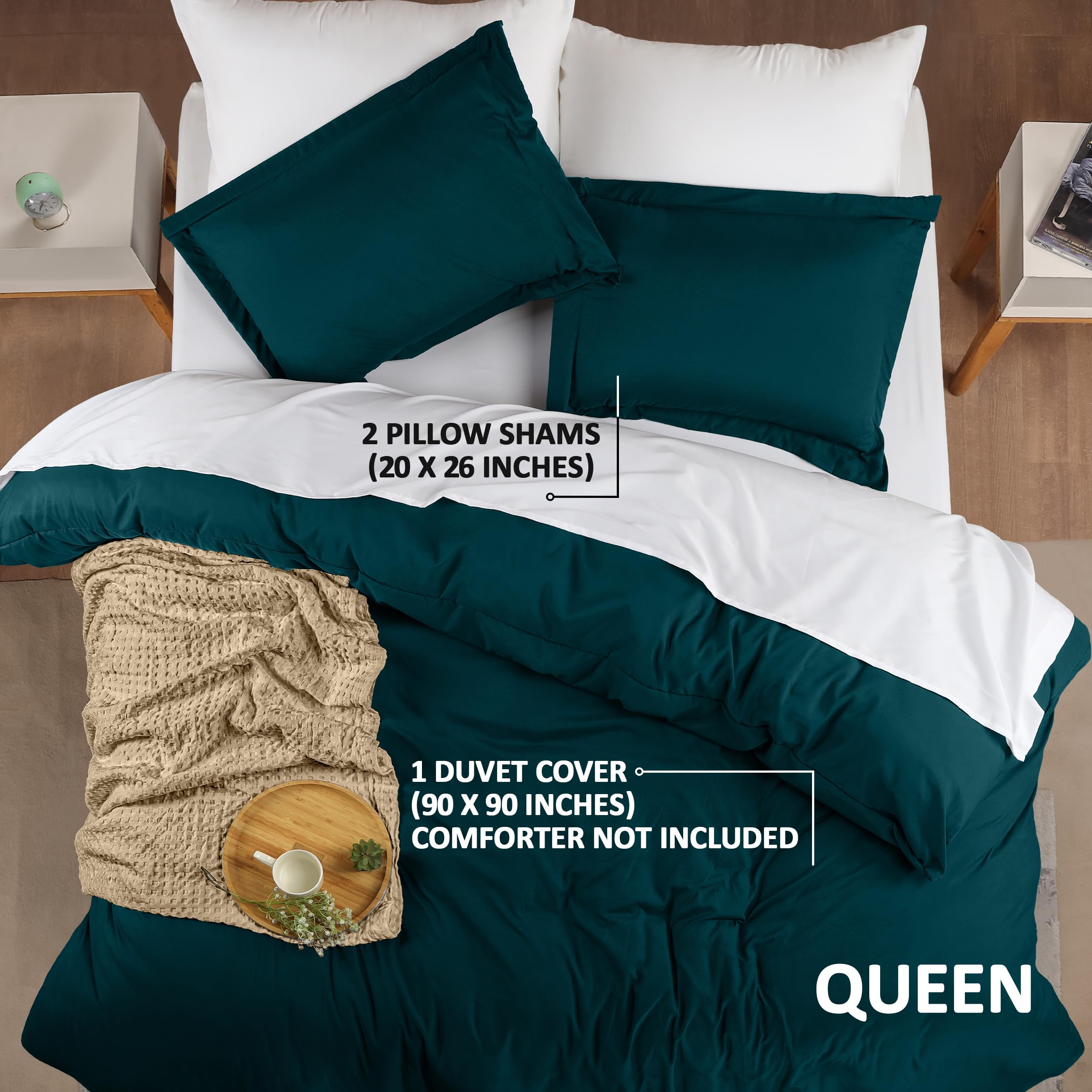 Utopia Bedding brushed microfiber close-up shows soft, wrinkle-resistant fabric for restful nights.