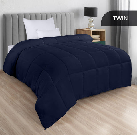 Utopia Bedding box-stitching duvet insert with crisp edges prevents fill shifting