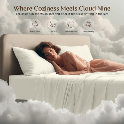 Utopia Bedding easy-care sheets hold color and softness after washing.