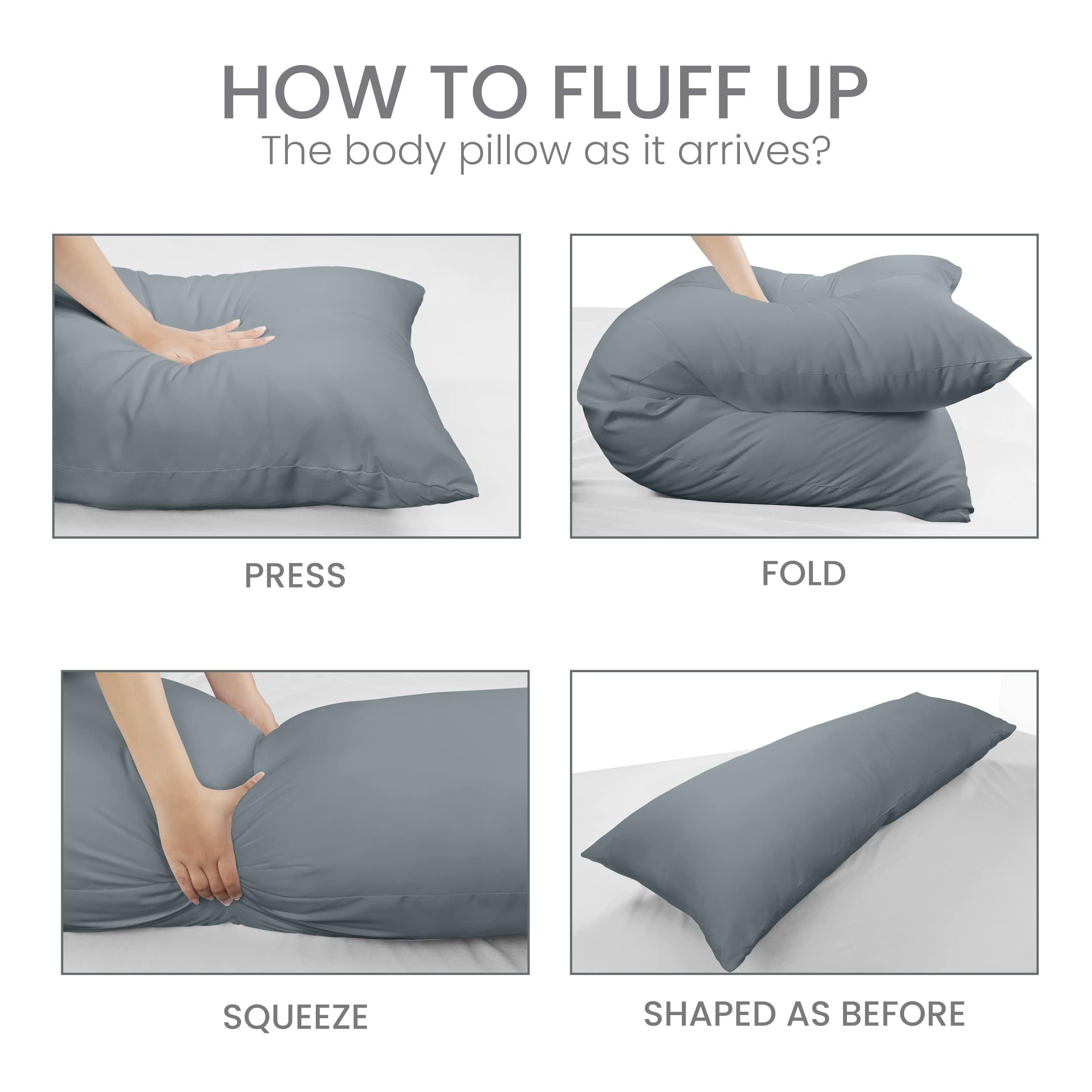 Spot-clean friendly care keeps the pillow fresh with minimal effort