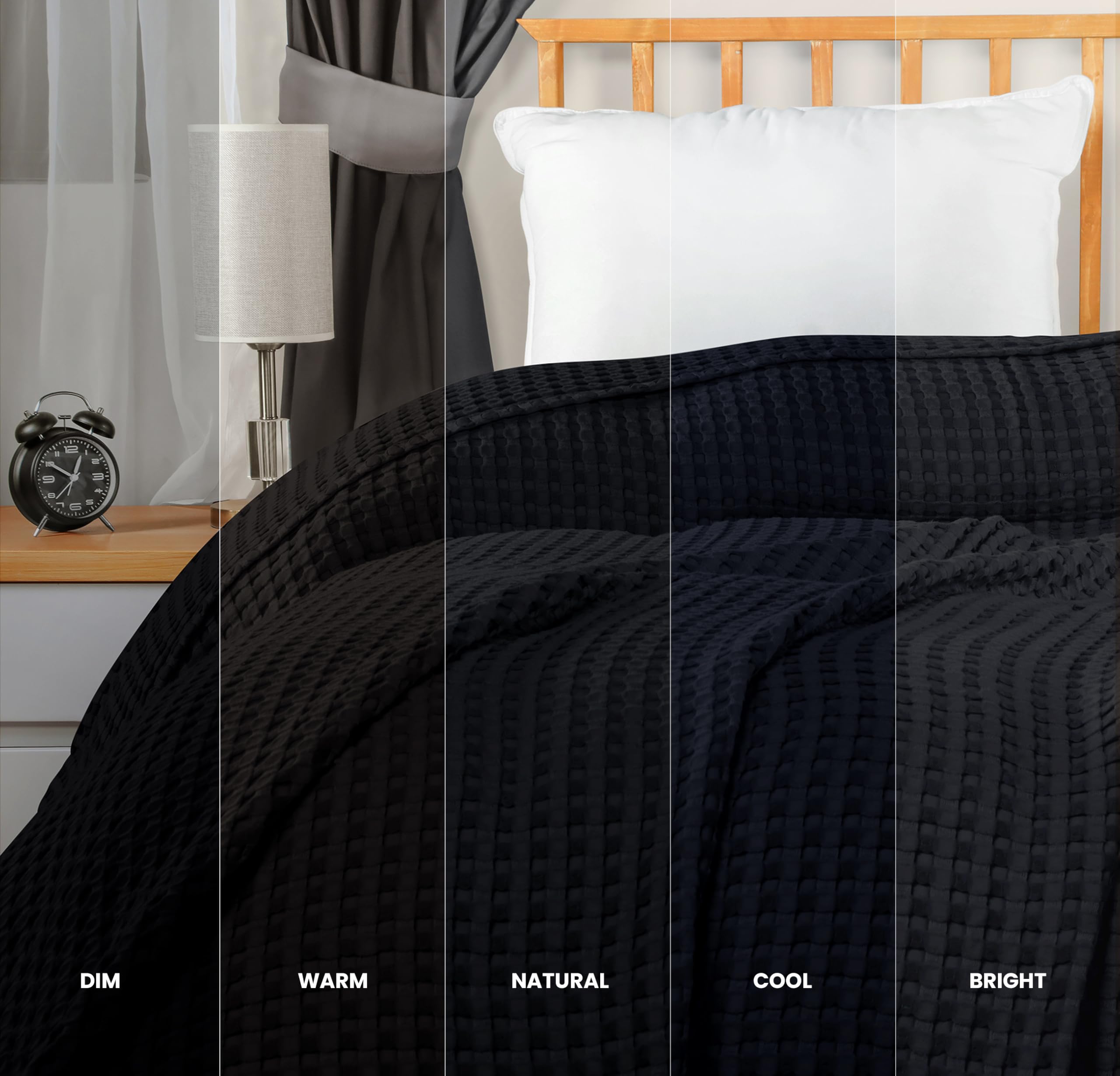 Utopia Bedding easy care blanket ready for machine washing.