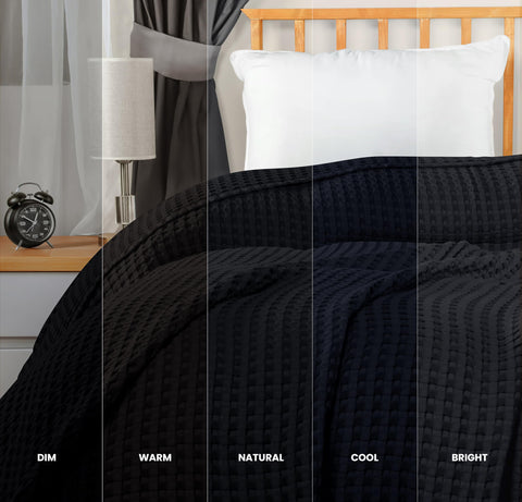 Utopia Bedding easy care blanket ready for machine washing.