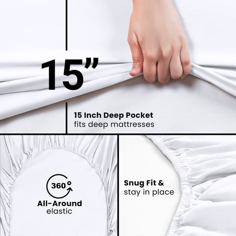 Utopia Bedding easy care: machine wash cold, tumble dry.