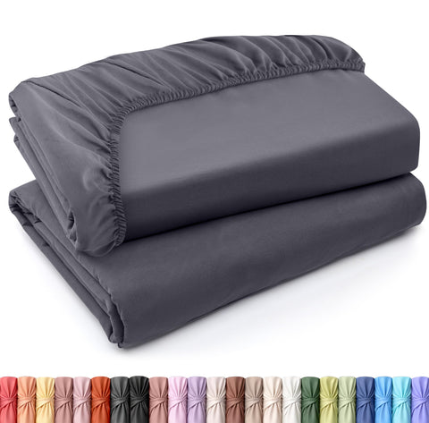 Utopia Bedding fitted sheet 2-pack for a secure fit and soft touch