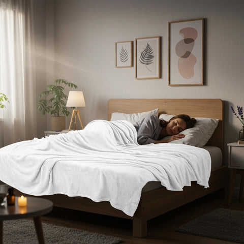 Utopia Bedding fleece blanket king size breathable microfiber delivers year-round comfort