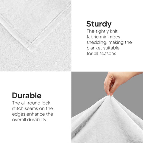 Utopia Bedding fleece blanket king size gift-ready packaging suggests thoughtful present