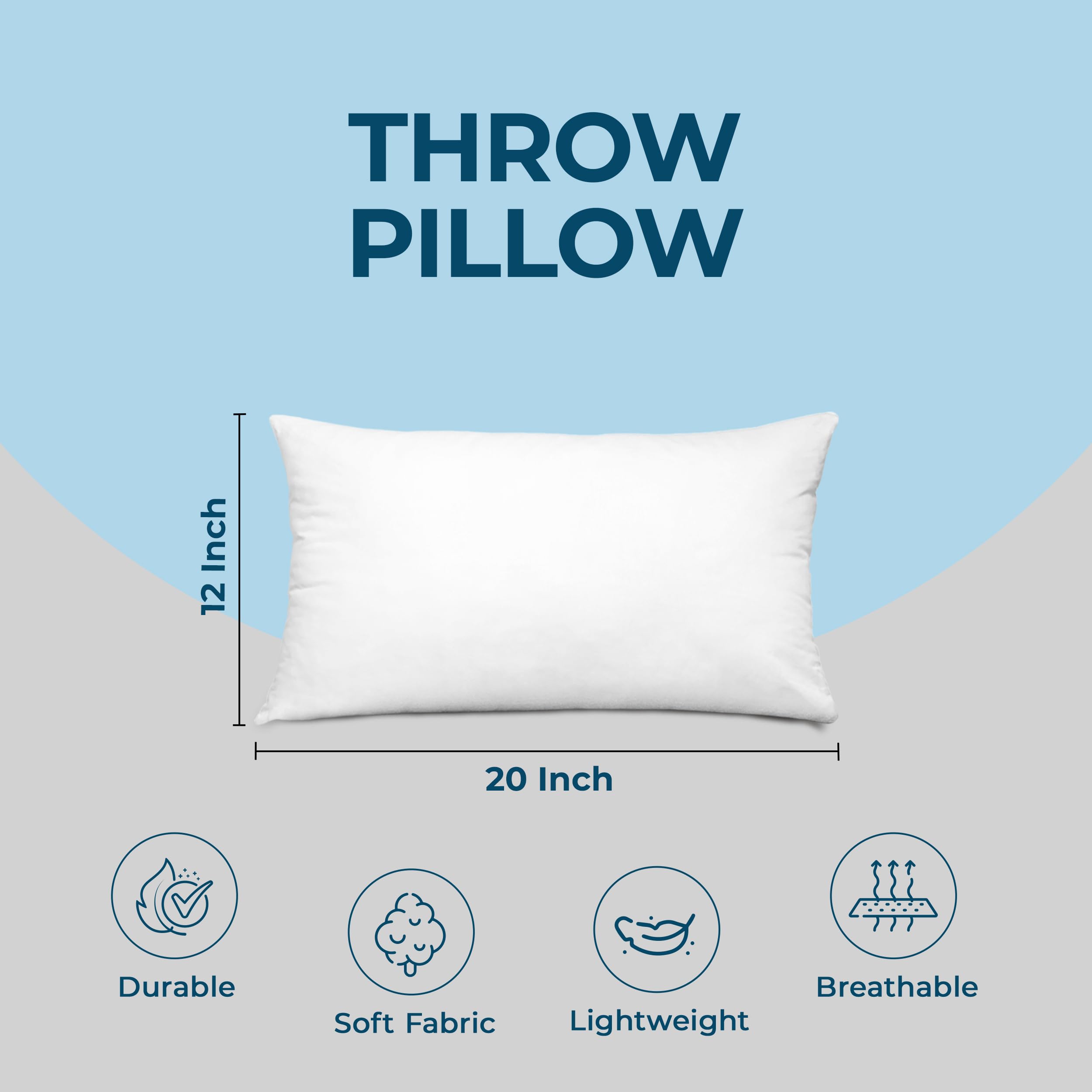 Utopia Bedding fluff-and-return inserts keep shape post-unpacking.