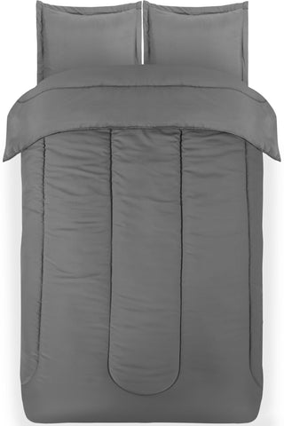 Unisex design of the Utopia Bedding grey kids bedding set for boys and girls