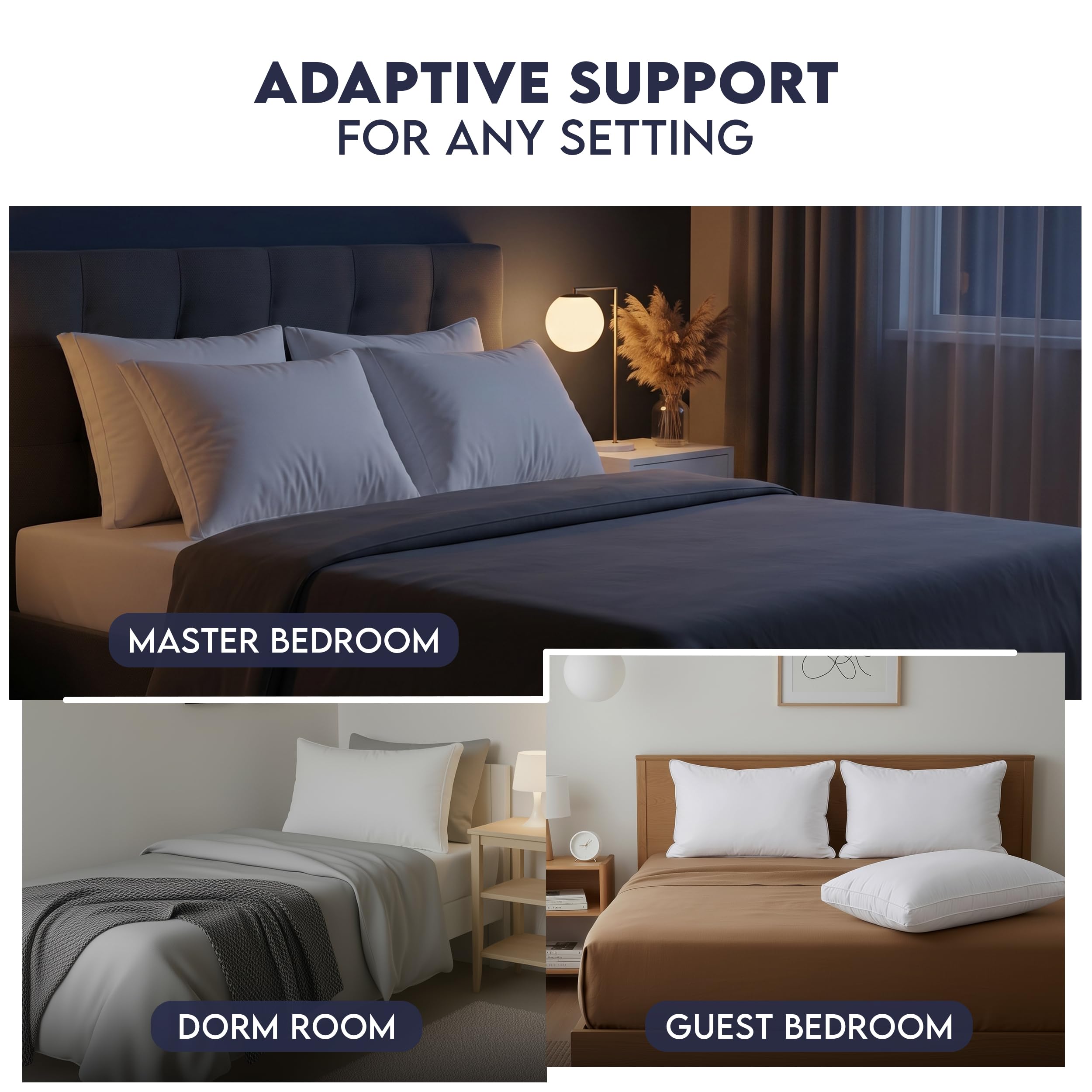 Utopia Bedding set in cozy room highlights hotel quality comfort at home