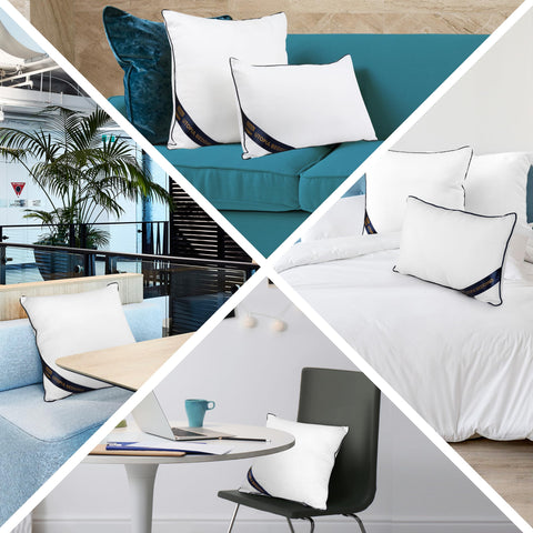 Utopia Bedding cushion inserts provide breathable support for everyday lounging.