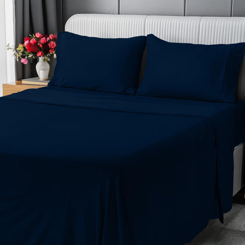 Utopia Bedding fitted sheet 60x80 with 15-inch pocket secures a snug bed fit.