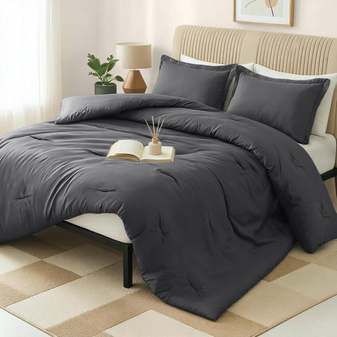 Utopia Bedding king comforter 90x102 grey offers plush warmth and soft fabric