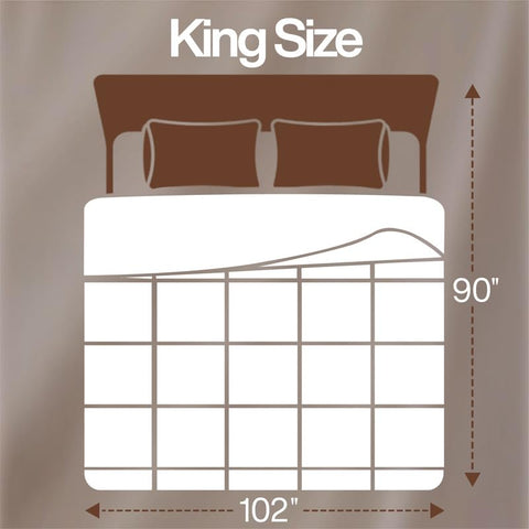 Box-stitch detail on Utopia Bedding King Comforter Insert highlighting even fill distribution.