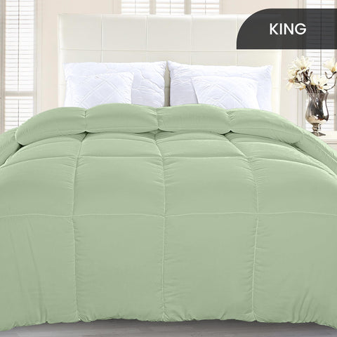 Utopia Bedding comforter insert with soft siliconized fiberfill for lightweight warmth