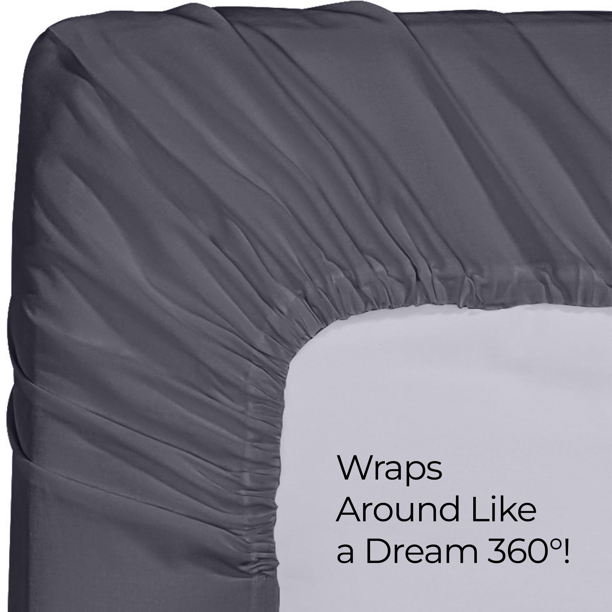 Utopia Bedding sheet resists shrinkage and fading for long-lasting color