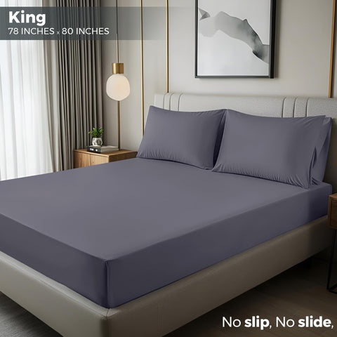 Utopia Bedding king fitted sheet with soft brushed microfiber for all-night comfort