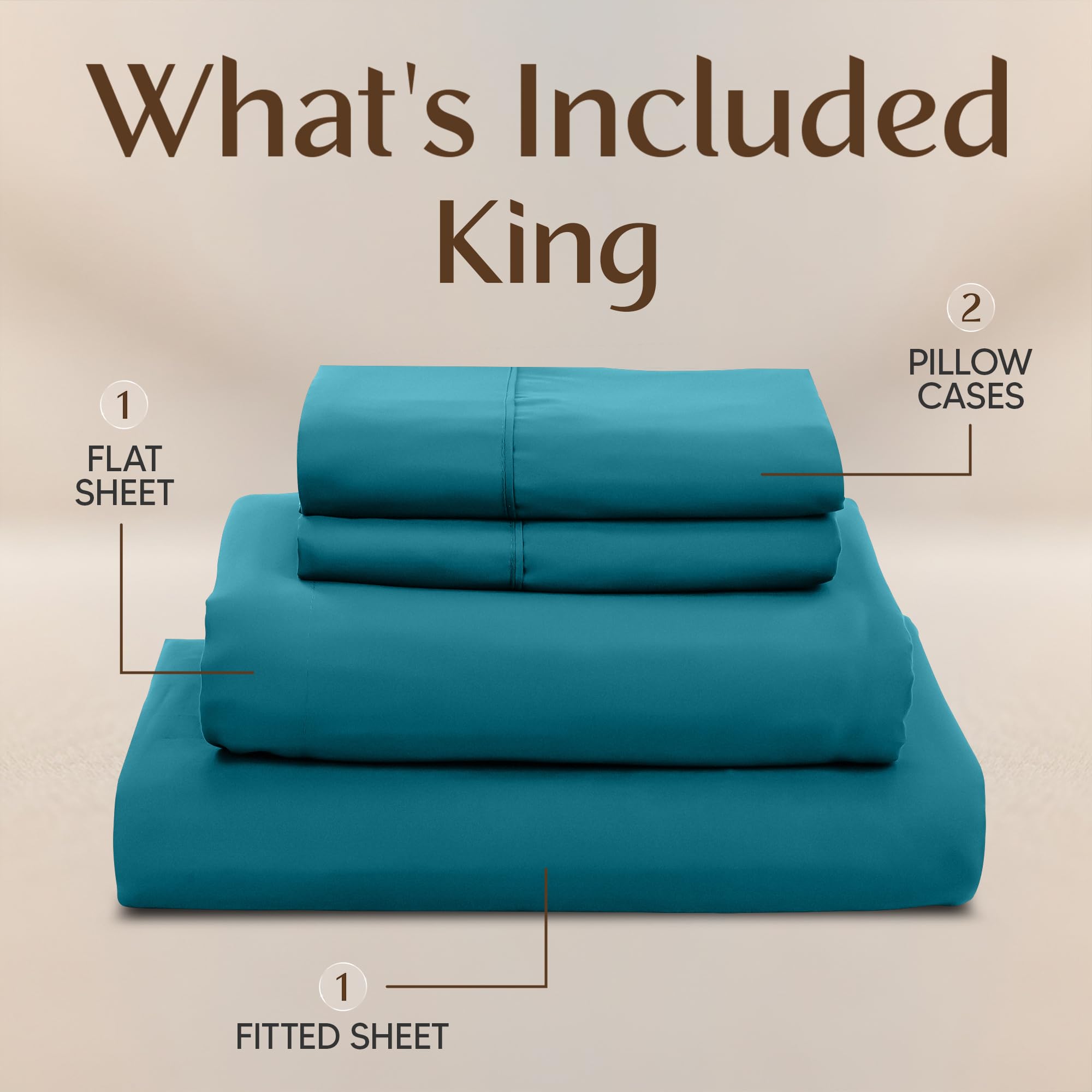 Utopia Bedding king pillowcase 20x40, soft and breathable for peaceful nights.